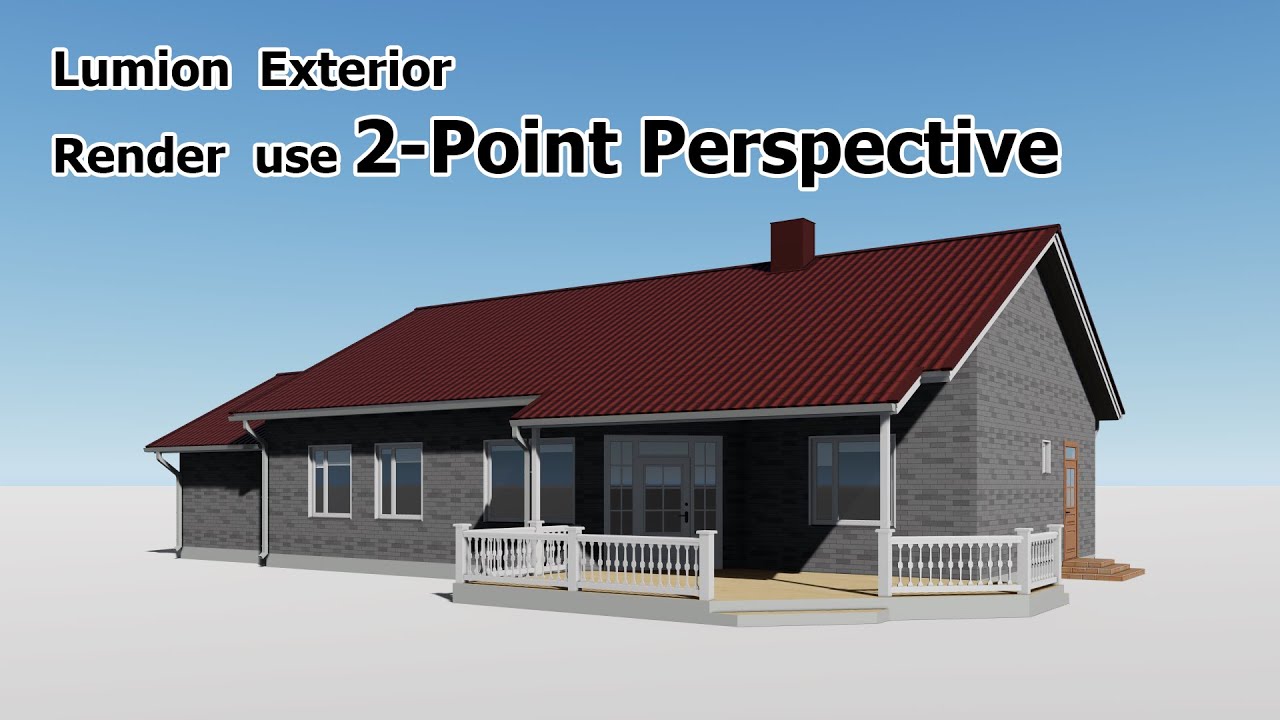 How to use Render Two Point Perspective Effect - YouTube