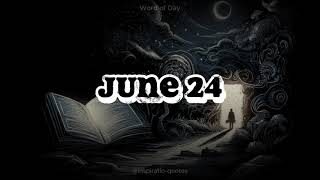 Never Stop Exploring | June 24 | #24 | Word of Day