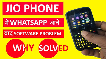 Jio Phone Software Update Problem [Solved] After Whatsapp Update slow Jio phone