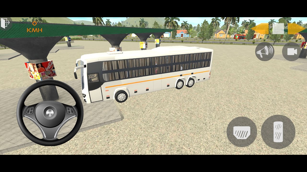 New model mofied Ashoka leyland Bus Driving simulator gameplay Android