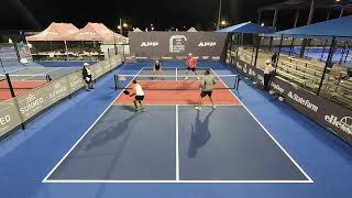 09/30/23 / Atlanta Metro / Mix-Pro, 50+ / Gold Match / Simon, Granot -vs- Welsher, Oliveira / Game 1