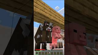 QUÉ HAY DENTRO DE UN MOB EN MINECRAFT #minecraftshorts #minecraftsurvival #minecraftcasa