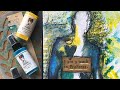 Dina Wakley Media Blue Journal & Gloss Sprays Tutorial #2