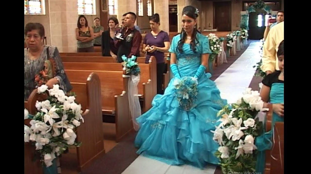 Church Decorations For Her Quinceanera Youtube