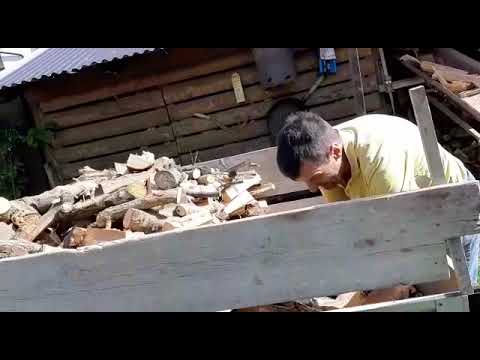 Eigenbau Förderband Ersteinsatz