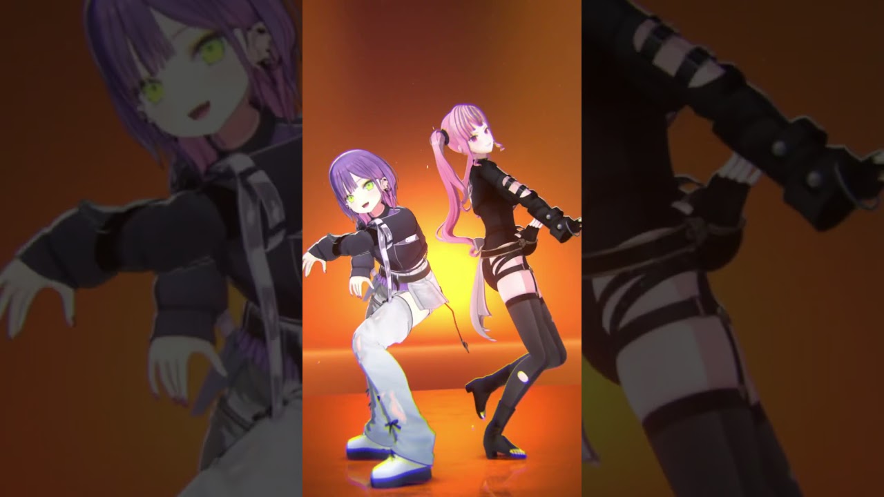 カリの #GoldUnbalance feat. 中島健人さんを  MMDトワ様に踊ってもらった！💀👾　#shorts  #vtuber #dance #踊ってみた