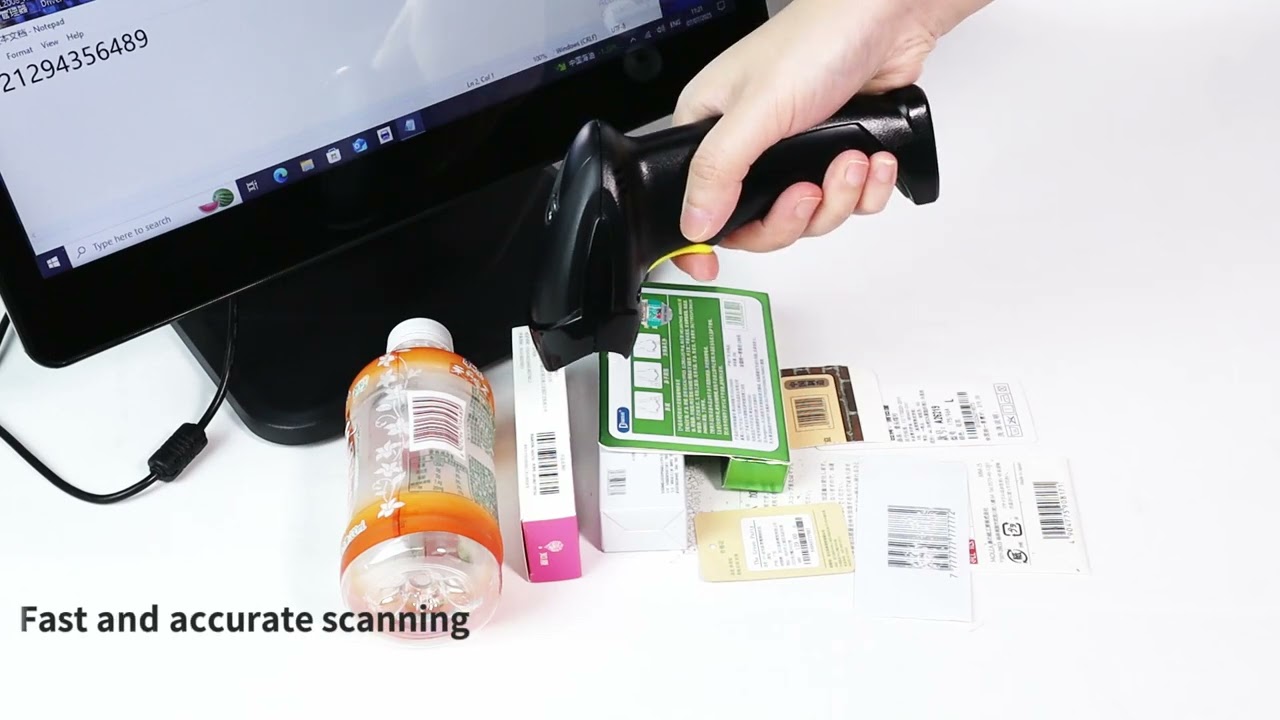 1d Laser Wireless Barcode Scanner