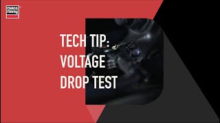 Voltage Drop Test | Delco Remy Tech Tip