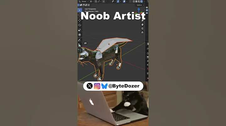 Noob vs Pro artist:Cape #clothsimulation #blendertutorial #blender #blendercommunity #blender3d #b3d