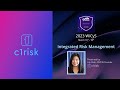 C1Risk CEO/Founder, Lily Yeoh, presenting at 2023 Women in CyberSecurity Conference.