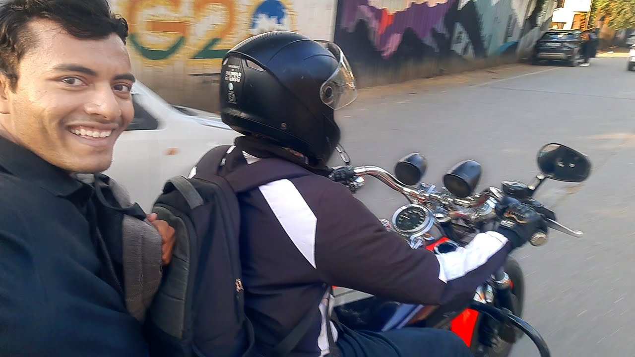 My First Time Harley Davidson Bike Ride Experience !