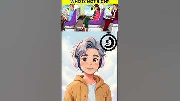 who is not rich?#shortsviral #shorts #viral #riddle #brainteasers  #logicpuzzles #short