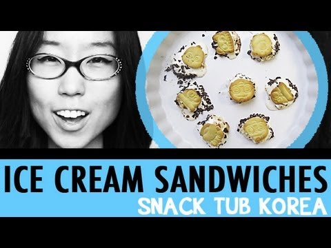 MINI ICE CREAM SANDWICHES (Snack Tub Korea #22)