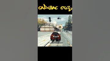 Cadillac CTS Almost Busted Nfsmostwanted Policechase Cadillaccts 