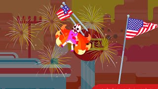 Bowmasters Crazy Sam Vs Kitsune Brutality Gameplay