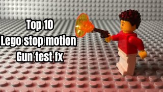 Top 10 stop motion gun test fx