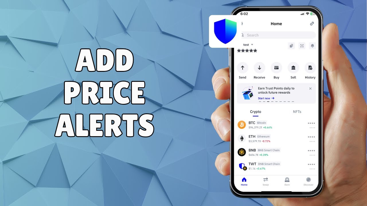 How to Add Price Alerts on Trust Wallet