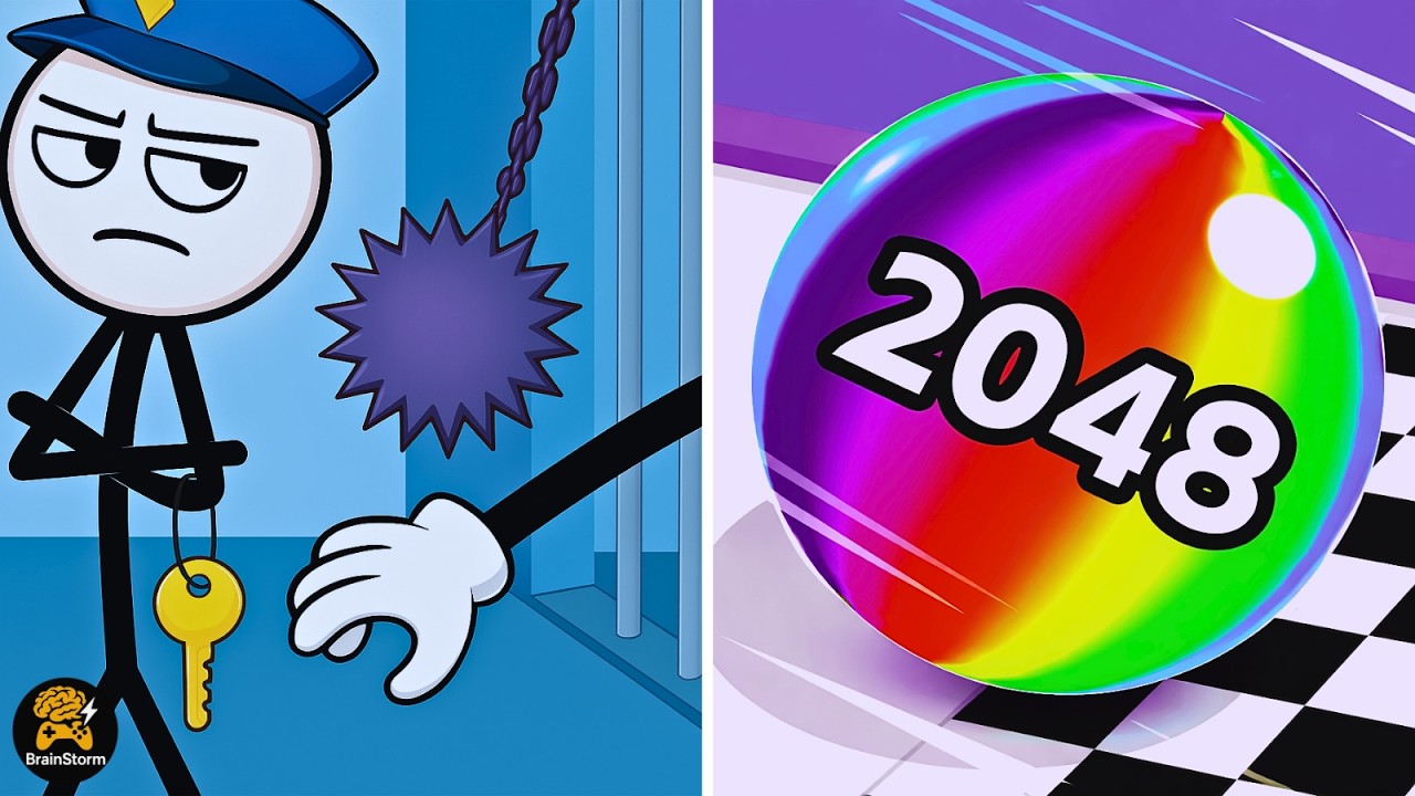 Thief Puzzle Vs Ball Run 2048 | Max Gameplay |  New Update(Android, iOS)