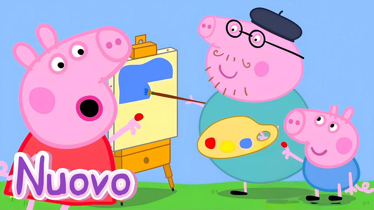 Peppa Pig 🌈 La Magia del Disegno ✨ Cartone Animato
