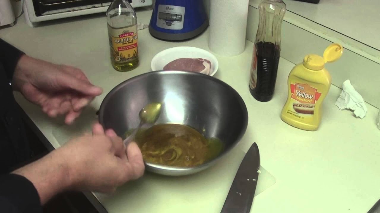 Maple Garlic Pork cooking on a boat