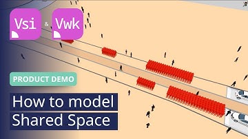 How to model Shared Space | PTV Vissim & Viswalk | Product Demo