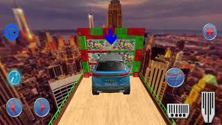 Police Car Prado Stunt Games - Android Gameplay HD screenshot 4