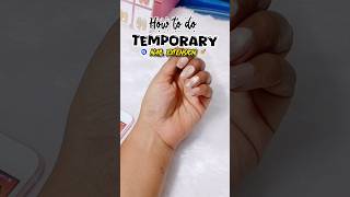 Temporary Nail Extensions 💅 #nailartdesigns #nailextension #nails #nailart
