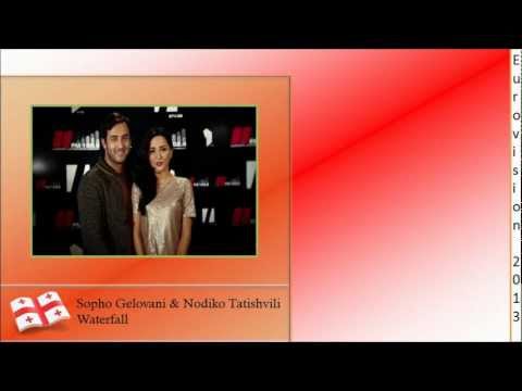 Watch Eurovision 2013 Georgia - Sopho Gelovani & Nodiko Tatishvili - Waterfall (Lyrics) on YouTube Watch Eurovision 2013 Georgia - Sopho Gelovani & Nodiko Tatishvili - Waterfall (Lyrics) on YouTube