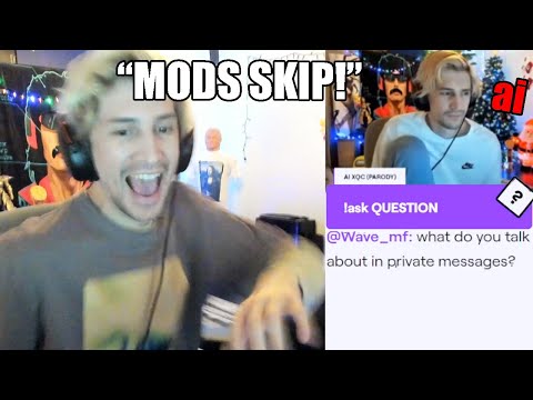 xQc lets Ai answer questions and it leaks everything...