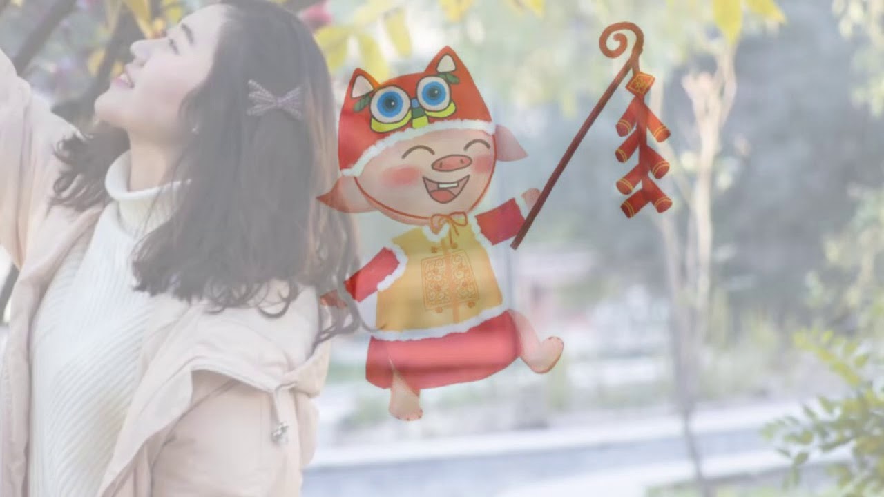 Happy New Year 2019 新年快乐 春节祝福 Steve 张淑玥 zsy Shuyue - YouTube