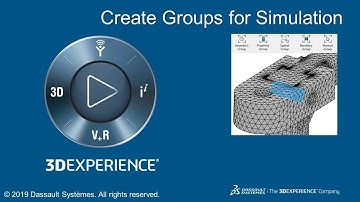 Create Groups for Simulation in 3DEXPERIENCE