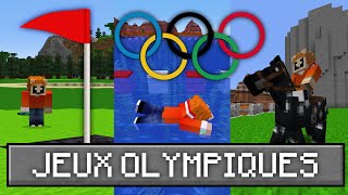 J’AI RECRÉÉ LES JEUX OLYMPIQUES SUR MINECRAFT 🥇(et j'affronte mes potes)