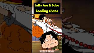 Feeding Luffy, Ace and Sabo was pure chaos