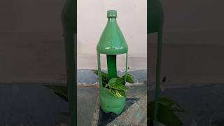 Window Cut Plastic Bottle Planter🤩 #windows #waste #craftideas #planter #poetry #garden #upcycledart