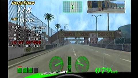 F355 Challenge (Dreamcast) - Round 6: Long Beach (GP Distance)