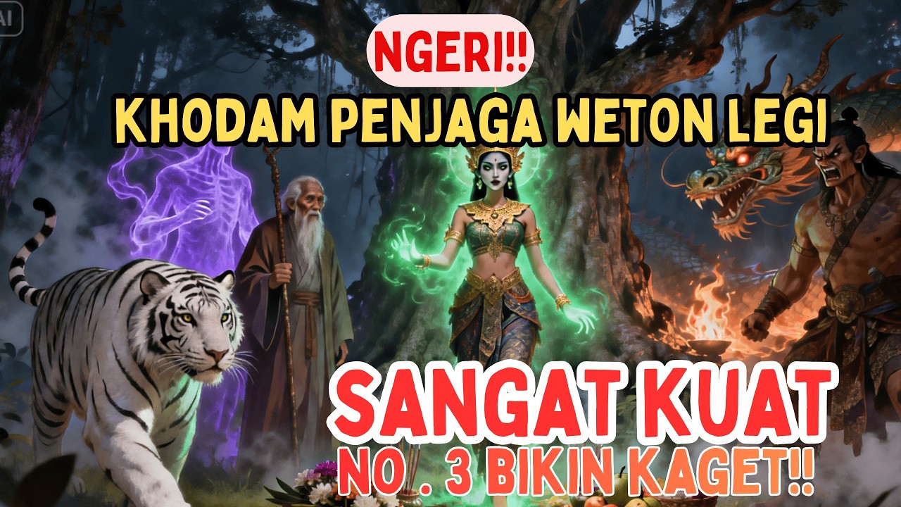 BIKIN MERINDING !! 5 KHODAM SAKTI WETON LEGI YANG DIPERCAYA MEMBUKA JALAN REZEKI