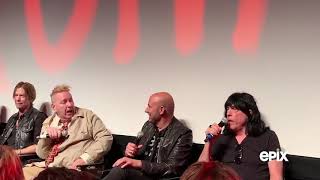 Johnny Rotten vs Marky Ramone en presentacion de la serie Punk - 4/3/2019