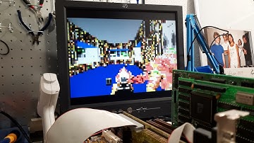 FastDoom 0.8 (dev build) EGA 80x50 16 colors