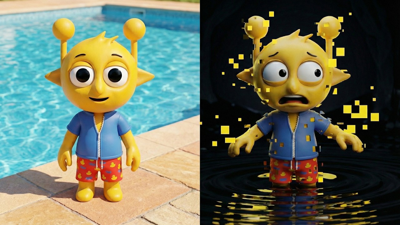 SIMON experiences a system malfunction and falls into dark waters! 😱💀 | Fun Sprunki Cartoon