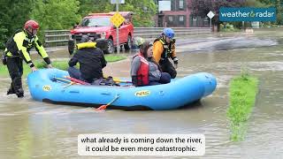 Officials are worried about dam failure...