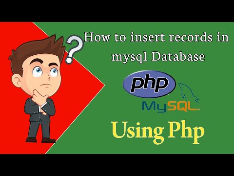 How to insert records in database using php mysql | By using phpmyadmin