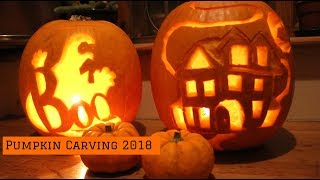 Pumpkin Carving 2018 - Ghosts and Haunted Houses