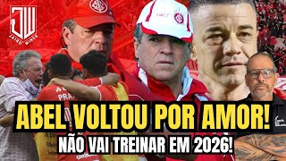 NAO VAI TREINAR EM 2026 ABEL CHEGOU EM PORTO ALEGRE JAIRO WINCK