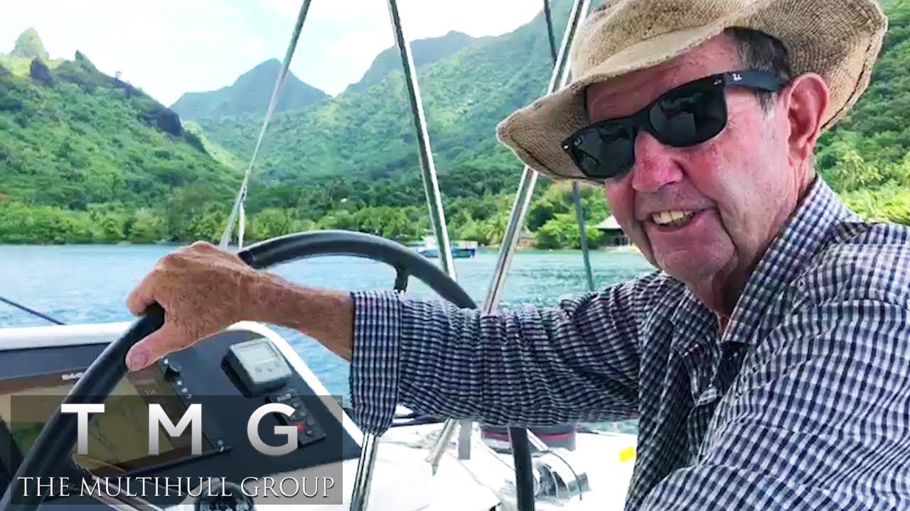 The Lagoon 450, with owner John Buist