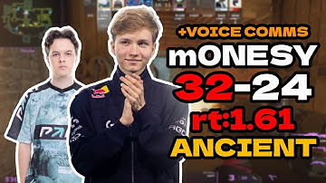 🔥m0NESY (32-24) rt:1.61 w/alpha +VOICE COMMS l FACEIT EU RANKED (ancient) | #cs2 #pov