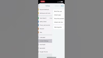 How to enable web inspector in chrome in iPhone #shorts #ios #features #browser