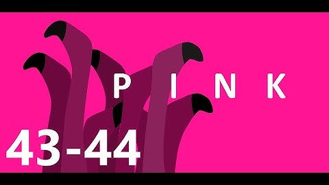 pink (game): Levels 43 - 44 Walkthrough & iOS / Android Gameplay (by Bart Bonte)