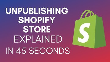 How To Unpublish Shopify Store (2025)
