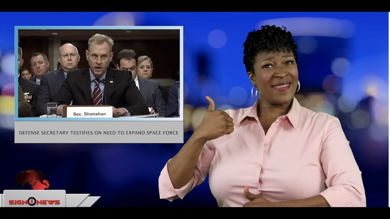 Defense Secretary testifies on need to expand space force (ASL 4.11.