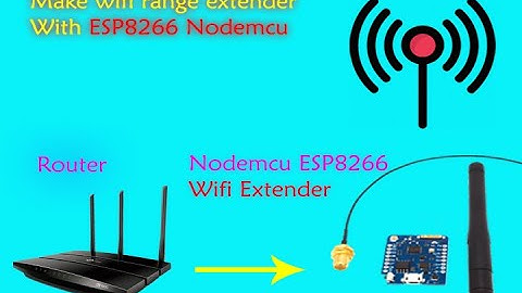 Make NodeMCU WiFi Repeater or Extender with ESP8266 NodeMCU